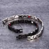 Bracelets à maillons Vinterly magnétiques pour femmes, chaîne cœur croix en acier, aimant Germanium, énergie de santé