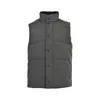 Mens Down Parkas Mens gilet gilets de créateur veste de sweat à capuche gilet d'oie matériau de plumes manteau lâche gris graphite noir et blanc bleu tendances de la mode couples