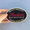 Indiase motorfiets kwaliteit leer 1901 ovale motorfiets Biker Club MC voorkant jas vest patch gedetailleerde geborduurde patch2355