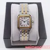 U1 Top AAA Grade Nova Moda Tank Woman Square Gold Watch Casual Lady Quartz Panthere de G Factory Relógios 316L Aço Inoxidável Ultra Fino Relógio Banda montres reloj