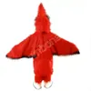 Costume de mascotte d'oiseau d'aigle rouge pour adulte, costume fantaisie personnalisé, thème de dessin animé, robe fantaisie, vêtements publicitaires