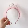 Acessórios de cabelo presentes artefato bandana strass menina estilo coreano hairpin coroa hoop princesa banda