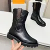 High quality designer boots Women's fashion leather ankle boots Martin Boots Motorcycle Boots Fashion Chelsea Boot pattern With box