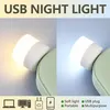 100Pcs Mini USB Night Light Warm White Eye Protection Book Reading Light USB Plug Computer Mobile Power Charging LED Night Lamp