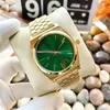 NIXO Fashion Couple Watch Retro vierkante wijzerplaat kleine gouden horloge heren en dames hiphop stalen band watch291w