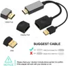 HDMI-kompatibel till DisplayPort Converter Cable 4K 60Hz HD till kvinnlig manlig displayportadapter för TV-bärbar datorprojektor HD till DP-kabel