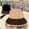 Chapéu de balde homens mulheres cabidas chapéus casquette verão ao ar livre designer bonés chapéus mens boné de beisebol carta impressão sunhat praia 210729321r