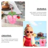 Wine Glasses 2 Pcs Milk Tea Cup Portable Water Bottle Beverage Strawberry Cartoon Plastic Drinking Student