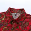 Hommes été plage Chemise hawaïenne 2019 Vintage Paisley imprimé manches courtes robe Chemise hommes affaires chemises décontractées Chemise Homme255E