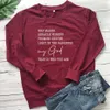 Way Maker Miracle Worker God Sweatshirt Women Letter Print Christian Hoodies Bible Verse Pullovers Jesus Clothes Drop T200411231e