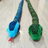 Bonecas de pelúcia crianças brinquedo simulação de cor cobra bebê crianças recheadas presente de natal mal 230915