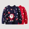 Pull bébé filles garçons pulls 2023 automne hiver coton pull pull tricoté col roulé chaud vêtements d'extérieur enfants tricot 230915