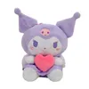 Leuke Kuromi Knuffel Cartoon Sofa Kussens Pluche Poppen Kawaii Kids Verjaardagscadeau Decor