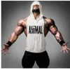 Nouvelle marque Animal Fitness Stringer Hoodies Muscle Shirt Bodybuilding Vêtements Gyms Débardeur Hommes Sporting Sans Manches T shirts2421