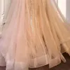 Arapça Aso Ebi Şampanya Lüks denizkızı gece elbiseleri Boncuk kristaller balo elbiseleri seksi resmi parti ikinci resepsiyon önlükleri z305z