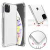 Transparente à prova de choque acrílico híbrido armadura casos de telefone rígido resistente à sujeira para iPhone 15 14 13 12 11 Pro XS Max XR 8 7 6 Plus Samsung S23 S22 S21 S20 Note20