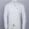 Homme broderier 100%bomullsvarumärke skjortor Camisa maskulina män långärmad klänningskjortor män sociala hombre eden parkera ansiktsansvärda kem200q