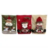 Table Napkin Christmas Chair Back Cover Santa Claus Snowman Elk Slipcover For Holiday Party Decor