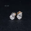 Starsgem boucles d'oreilles en or 14 carats avec diamants synthétiques 1 Carat boucles d'oreilles à tige avec certificat Igi boucles d'oreilles en diamant de laboratoire