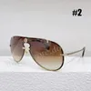 Fashion Metal Frame Windproof Eye Protection Sunglasses Goggles for Women or Men with Box