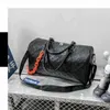 Women Weekend duffle bags Night Gym Sport Waterproof Luxury Print Design Travelling Bag Leather Duffle Bag 220630249y