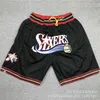 Taschenbasketballhose Lakers Raptors Hawks Magic Warriors Heat Celtics Nets Stickerei