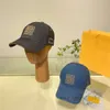 Top Caps Casquette Yıkanmış Denim Beyzbol Kapağı Tasarımcı Güneş Şapkaları Mektup Kapağı, Ördek Dil Kapağı, Naylon Ball CA Çift Kova Şapka Mektubu Casquettes Teped Caps