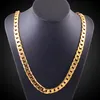 Collier chaîne à maillons cubains Miami, 10mm, couleur or 20, 18 K, chaîne gourmette pour hommes, bijoux Corrente De Ouro Masculina, vente en gros, 205N