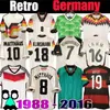 Puchar Świata 1990 1998 1988 1996 Germanys Retro Littbarski Ballack Soccer Jersey Klinsmann 2006 2014 Koszulki Kalkbrenner 1996 2004 Matthaus Hassler Bierhoff Klose666