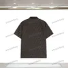 xinxinbuy Men designer Tee t shirt 23ss Double letter jacquard fabric roma short sleeve cotton women white black blue XS-XL