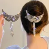 Pinza para el pelo, horquillas con borlas elegantes, diademas para moño con cola de caballo para mujeres y niñas, accesorios