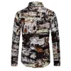 Automne Shivering Man Auto-culture homme à manches longues Shirt mâle de loisirs Male Shirt234n