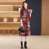 2023 Vintage Jacquard Graphic Sweaters Dress Autumn Winter Designer Women O-Neck Slim Vacation Party Knitted jumper Dresses Long Sleeve Soft Warm Midi Frocks