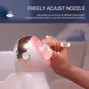 Ferramentas de limpeza Acessórios 7 luzes coloridas Nano Spray Face Steamer Face Sauna Pore Cleaner Hidratante de pele Umidificador de ar Vaporizador Home SPA 230915