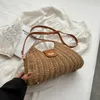 Вечерние сумки 2023, летняя соломенная сумка для женщин, роскошная дизайнерская сумка ручной работы, женская сумка-тоут для отдыха, пляжа из ротанга, тканого плеча для отдыха