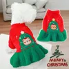 Dog Apparel Dress Lovely No Pilling Soft Pet Christmas Festival For Year