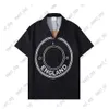 2023 Summer Mens Designer Casual Shirts Tee Luxury Tshirt Letter Print Horse T Shirt TurnDown Collar Fashion Womens Color Circle P223D