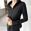 LUU Frauen Jacken Mäntel Designer Luxus Sommer Manschette Finger Abdeckung Verstecken Mit Kapuze Eis Sonnencreme Wärmeableitung Wasserdicht Slim-fit Su2403