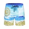 2022 Summer New Men's Pants Fashion Leisure Beach Pants Silky Tyg Shorts Design Style High-End Brand FY 05267S