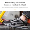 Dress Shoes HKAZ For Women Men Casual Style Anti-Puncture Work Shoes Lightweight Soft Working Boots Safety Shoes Portable Breathable LBX7615 230915