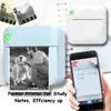 Mini Printerable Portable Photo Forts fort for ios android الهاتف المحمول ، inkless Printing Gift Study Notes encipt recipt