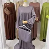 Vêtements ethniques Kaftan Abaya Musulman Hijab Robe Ramadan Jilbab Eid Femmes Prière Vêtement Robe Arabe Robe Turque Dubaï Abayas Africain