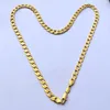Pure 18 K Yellow Gold GF Necklace Solid Stamep AU750 23 6 Curb Chain Necklace Solid Birthday Valentine Gift Valuable217m