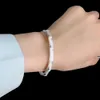 Piękna bransoletki Elegancki ślub 925 Srebrne kobiety Bambus Bracelets Wysoko jakościowa modna biżuteria klasyczna biżuteria