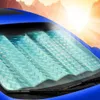 Auto Sonnenschutz Sonnenschutz Für Windschutzscheibe Hinten Faltbare Abdeckung Vorne Reflektierende Schatten Sonnen Block Autos Fenster Auto Accessories224v