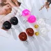 Necklace Earrings Set Women'S Lovely Disco Cowboy Hat Girl'S Cute Ball Mirror Party Drop Romantic Gifts Princess Jewelry