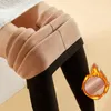 Women's Leggings Solid Winter Pantyhose Woman Fleece Warm Thick Thermal Tights Sexy Stockings Slim Elastic Velvet Female