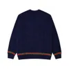 メンズプラスサイズのパーカースウェットシャツ秋 /冬の新しい編み物の編みセーターeカスタムjnlargedディテールクルーネックコットン4331