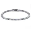 Tennis Tennisarmband - micro 3 mm schakelkettingen Heren diamanten armbanden voor mannen en vrouwen Iced Out-sieraden