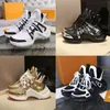 Designer Freizeitschuhe Archlight Sneakers Bogensohle Luxus Mode Mann Frauen Sneaker Schnürtrainer Dicke Unterseite Höhe zunehmend